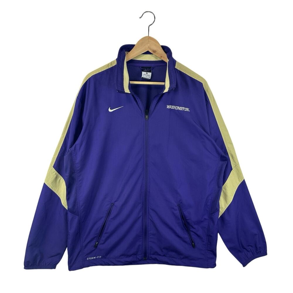 Nike Storm Fit Team Washington Track Jacket Water Resistant Windbreaker Medium